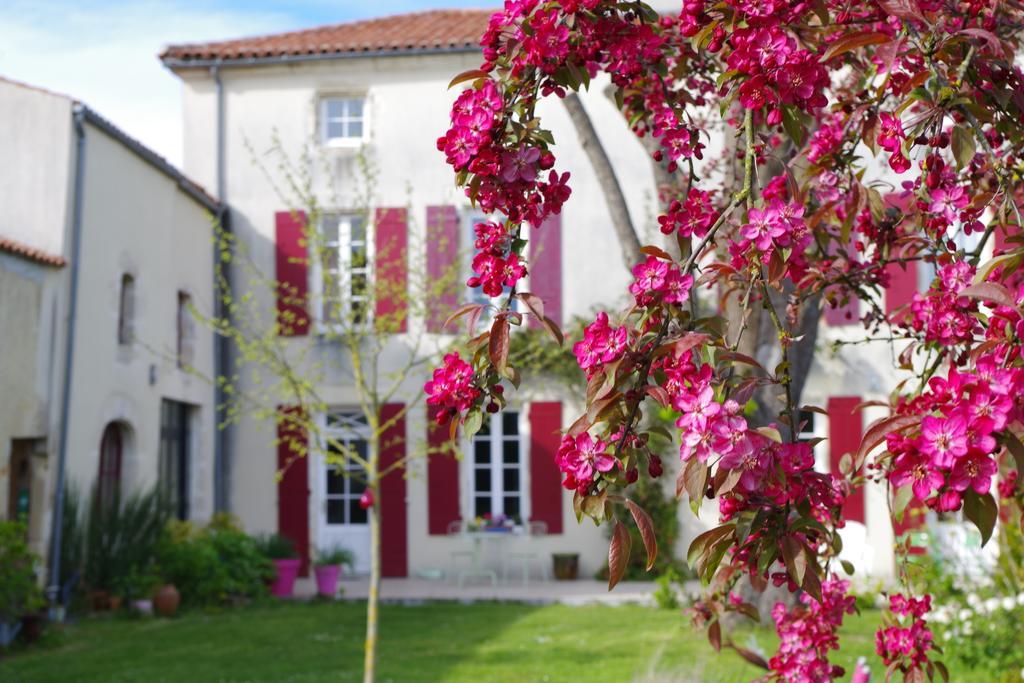 Bed and Breakfast Le Logis De La Poupeliere Vouhé Exterior foto